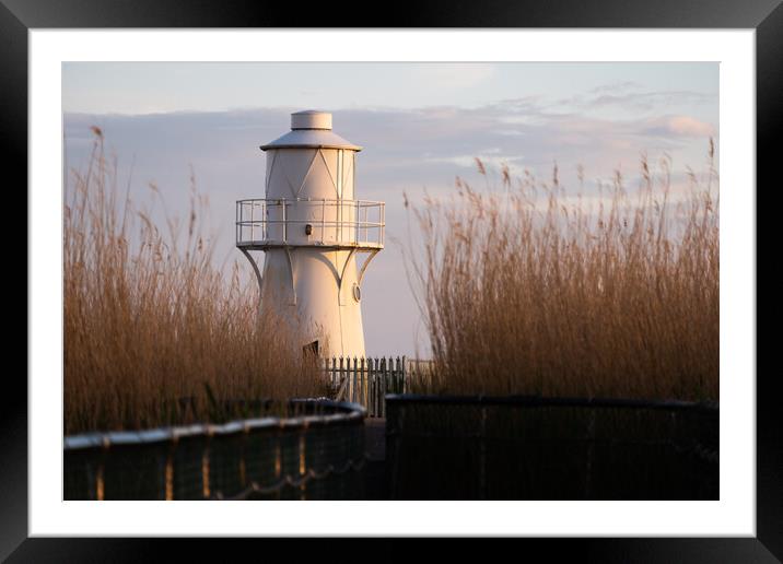 East Usk Lighthouse Framed Mounted Print by Dean Merry