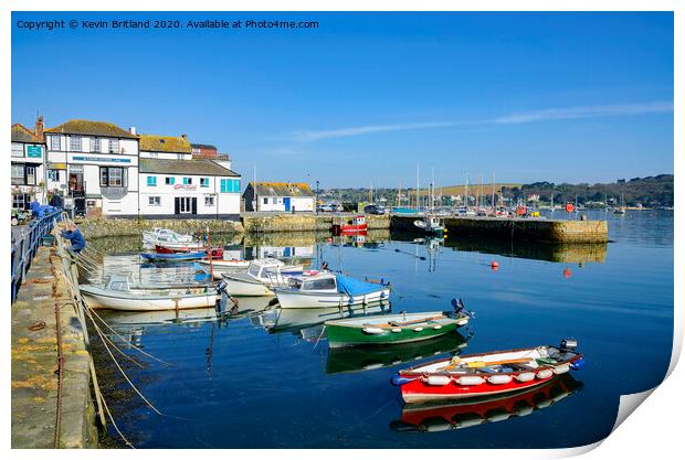 falmouth harbour cornwall Print by Kevin Britland
