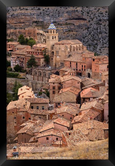 Albarracin, the Most Beautiful Village in Spain Framed Print by Pere Sanz
