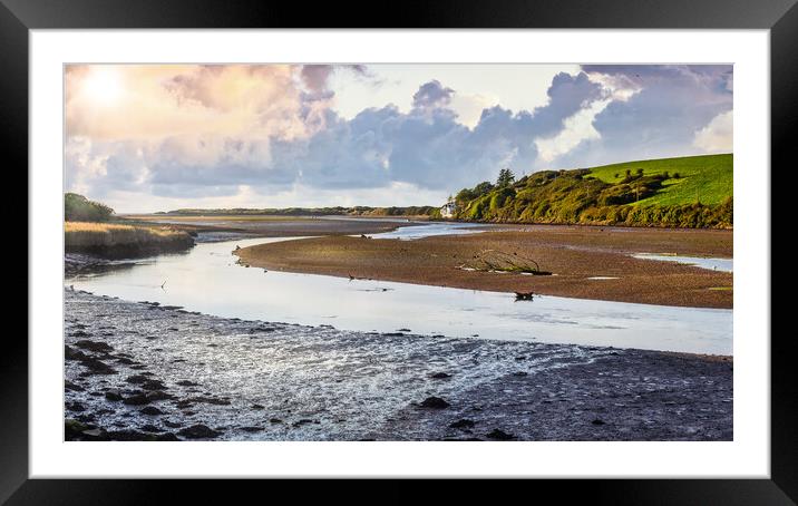 Newport Estuary, Pembrokeshire, Wales, UK Framed Mounted Print by Mark Llewellyn