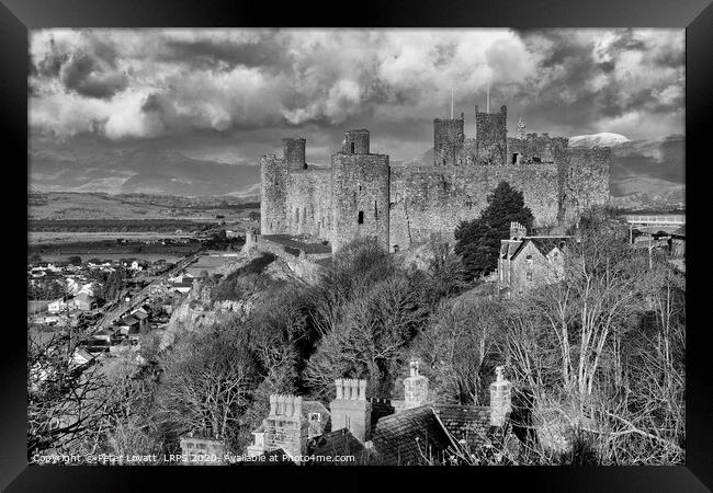 Harlech Castle Framed Print by Peter Lovatt  LRPS