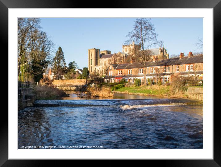 Ripon Catherdal Yorkshire  Framed Mounted Print by Holly Burgess
