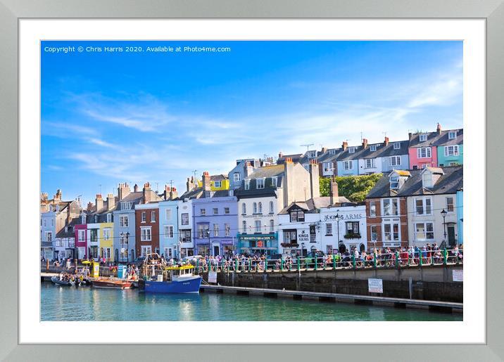 Weymouth in Dorset Framed Mounted Print by Chris Harris