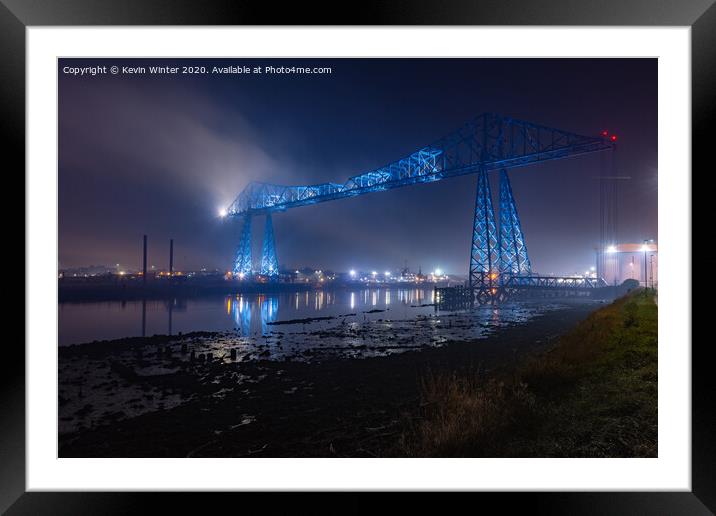 Tees  Transporter Framed Mounted Print by Kevin Winter