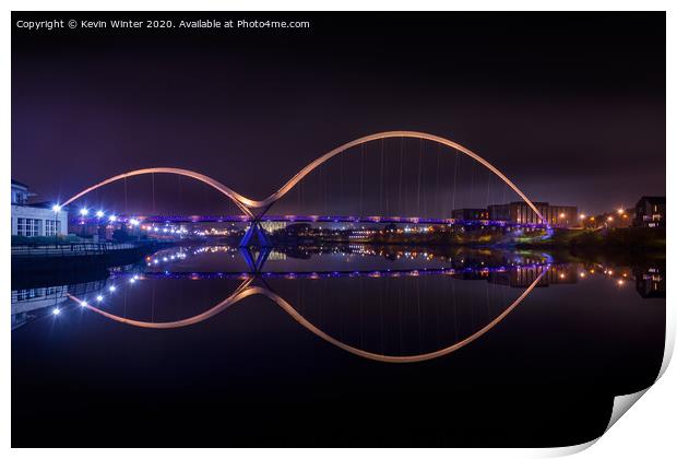 Infinity bridge Print by Kevin Winter