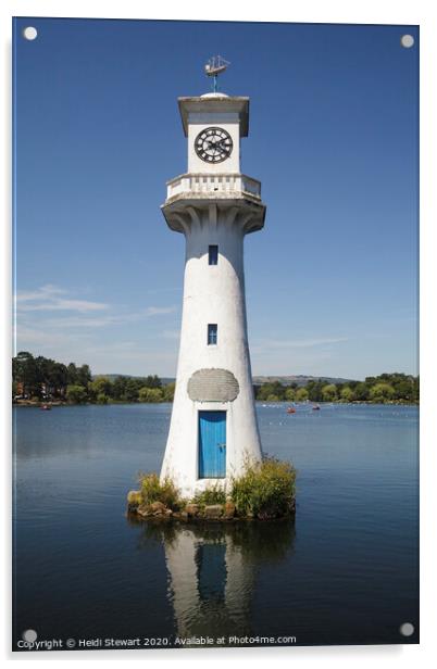 The Scott Memorial at Roath Park in Cardiff, South Acrylic by Heidi Stewart