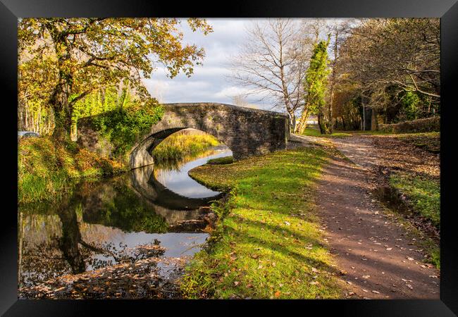 Bridge over the Neath Canal Framed Print by Peter Thomas