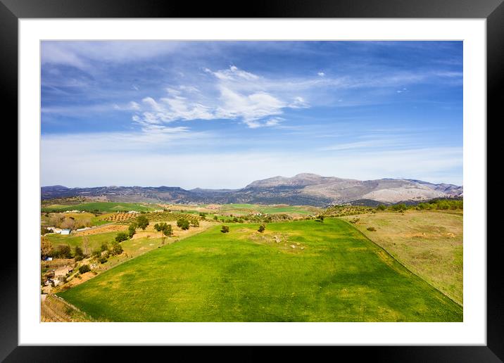 Andalusia Landscape Framed Mounted Print by Artur Bogacki