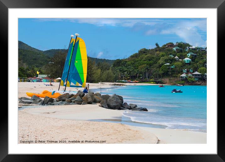 Antigua Framed Mounted Print by Peter Thomas