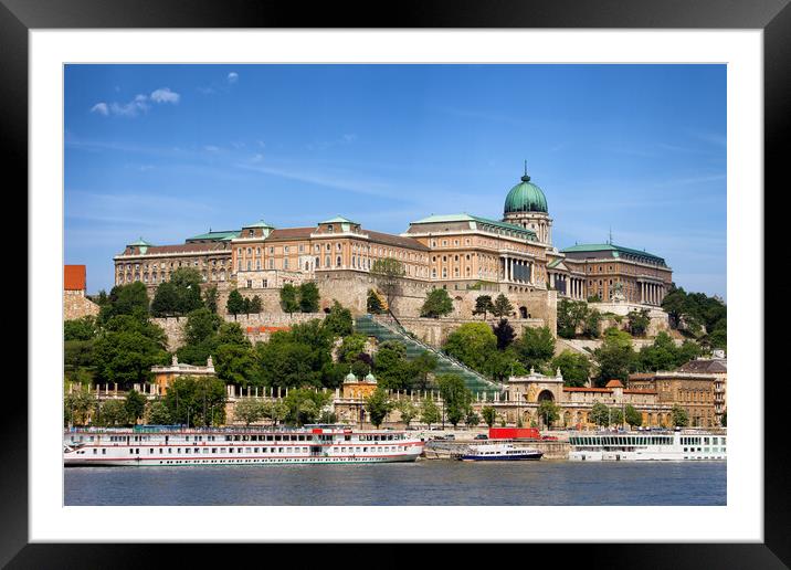 Buda Castle in Budapest Framed Mounted Print by Artur Bogacki