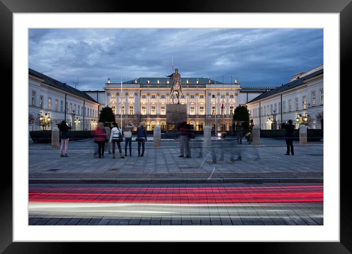 Presidential Palace in Warsaw Framed Mounted Print by Artur Bogacki