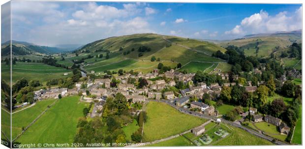 Starbotton village in the Yorkshire Dales Canvas Print by Chris North