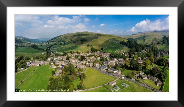 Starbotton village in the Yorkshire Dales Framed Mounted Print by Chris North