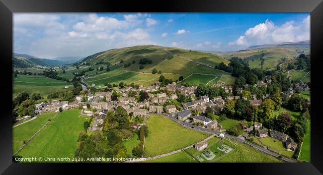 Starbotton village in the Yorkshire Dales Framed Print by Chris North