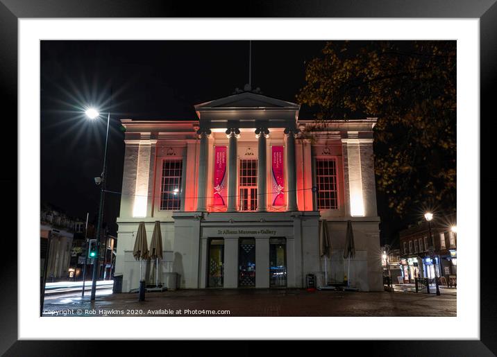 St Albans Museum Framed Mounted Print by Rob Hawkins