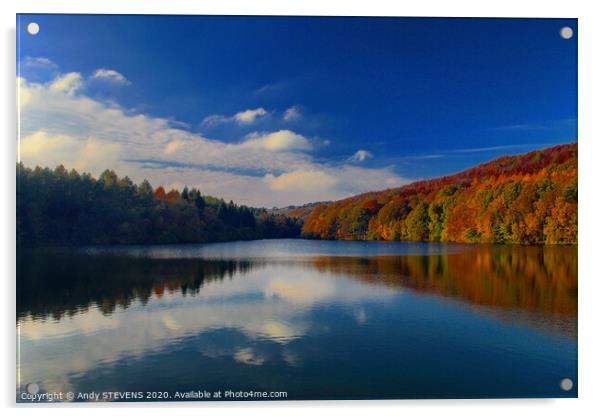 Linacre Reservoir  Acrylic by AJS Photography