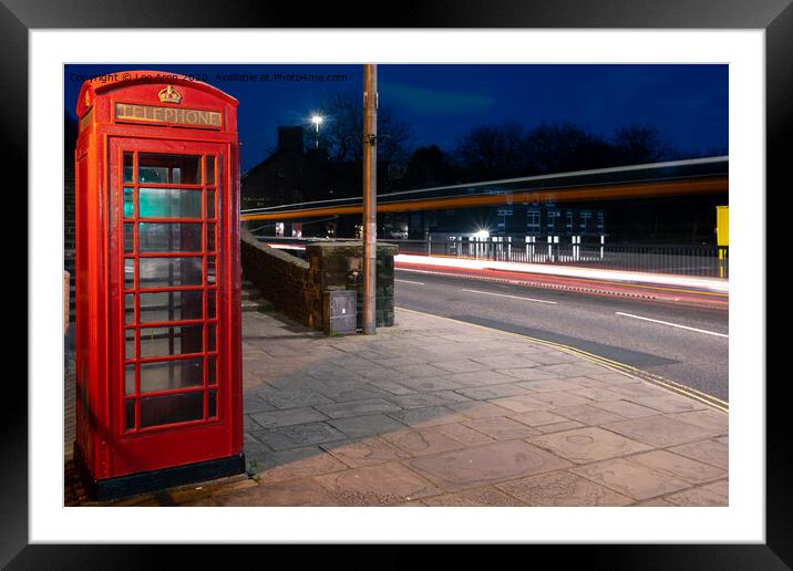Telephone Framed Mounted Print by Lee Aron