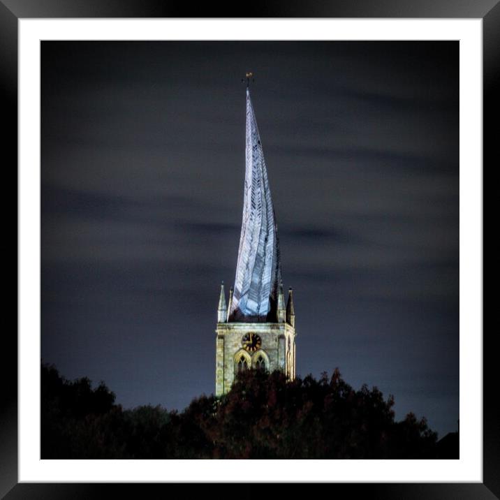 The Crooked Spire  Framed Mounted Print by AJS Photography