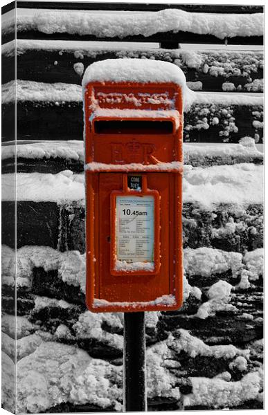 The postbox Canvas Print by Rory Trappe