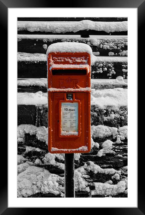 The postbox Framed Mounted Print by Rory Trappe