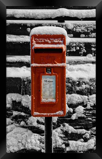 The postbox Framed Print by Rory Trappe