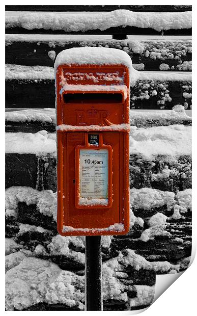 The postbox Print by Rory Trappe