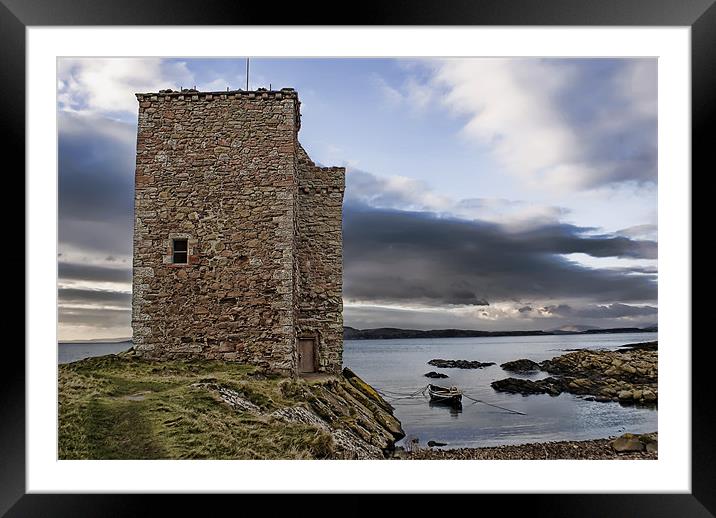 Castle Framed Mounted Print by Sam Smith