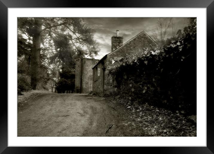 Outbuildings Framed Mounted Print by Reg Atkinson