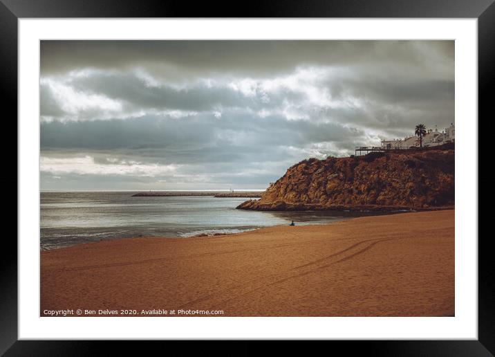 Winter Paradise by the Blue Sea Framed Mounted Print by Ben Delves