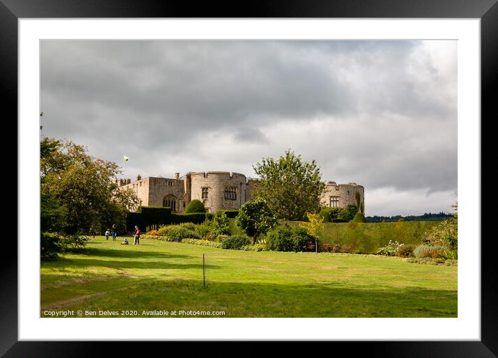 Chirk Castle and gardens Framed Mounted Print by Ben Delves