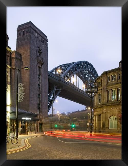 Newcastle Tyne Bridge Framed Print by Rob Cole