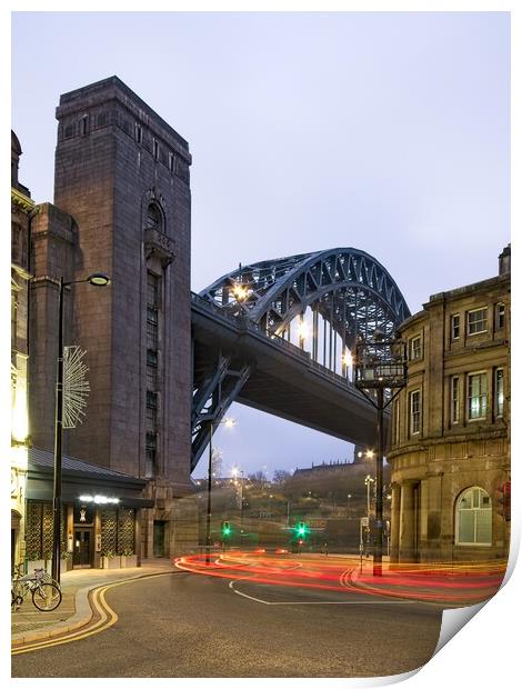 Newcastle Tyne Bridge Print by Rob Cole