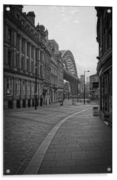 Side, Newcastle upon Tyne Acrylic by Rob Cole