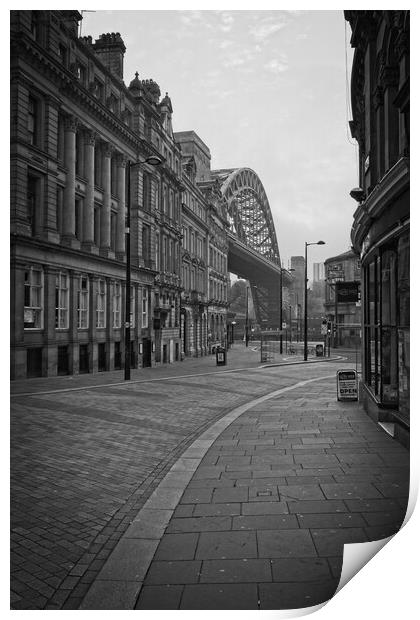 Side, Newcastle upon Tyne Print by Rob Cole