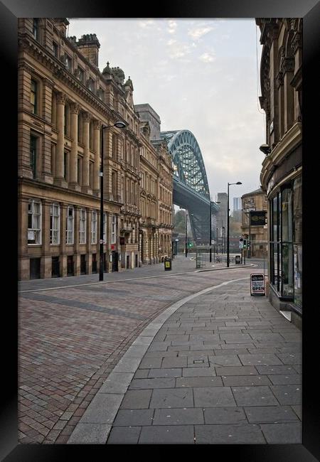 Majestic Tyne Bridge Framed Print by Rob Cole