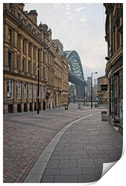 Majestic Tyne Bridge Print by Rob Cole