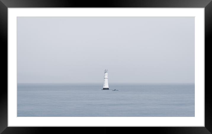 Dunoon lighthouse Framed Mounted Print by Steven Lennie