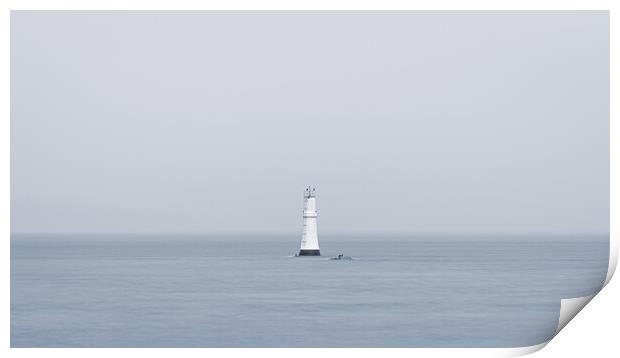 Dunoon lighthouse Print by Steven Lennie