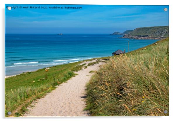 Sennen cove cornwall Acrylic by Kevin Britland