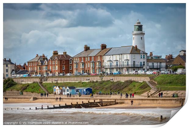 A Day by the Sea Print by Viv Thompson