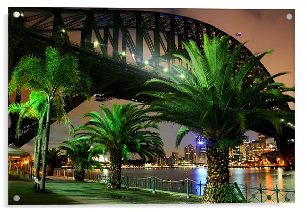 Sydney Harbour Bridge Acrylic by David McLean