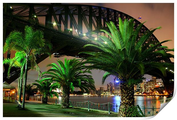 Sydney Harbour Bridge Print by David McLean
