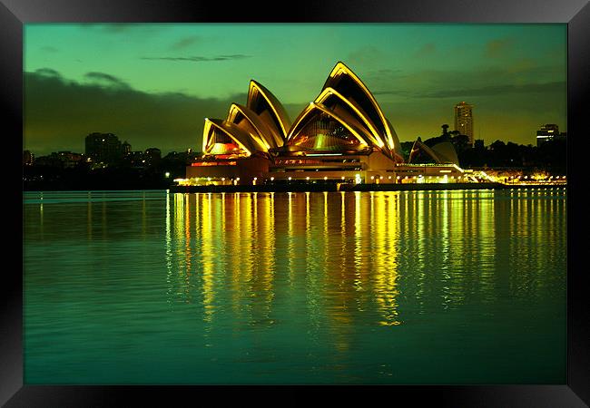 Sydney Opera House Framed Print by David McLean