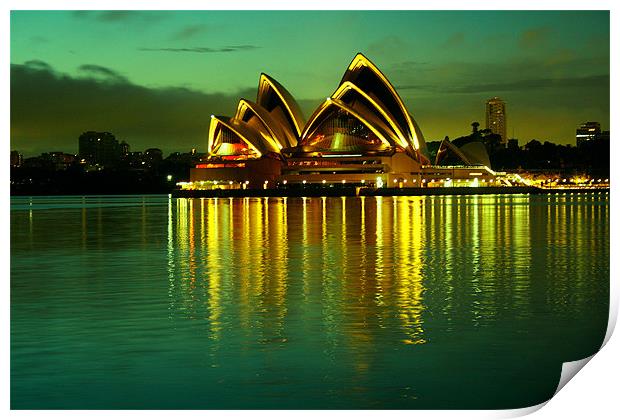 Sydney Opera House Print by David McLean