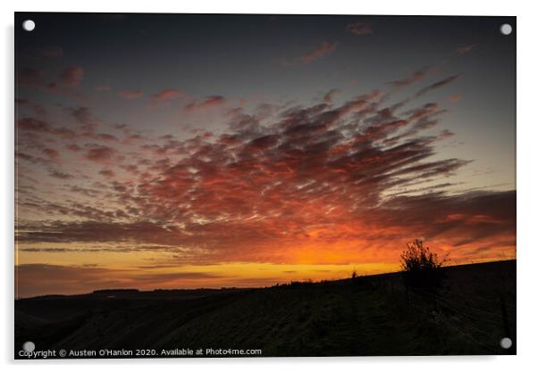 Westbury Sunrise Acrylic by Austen O'Hanlon