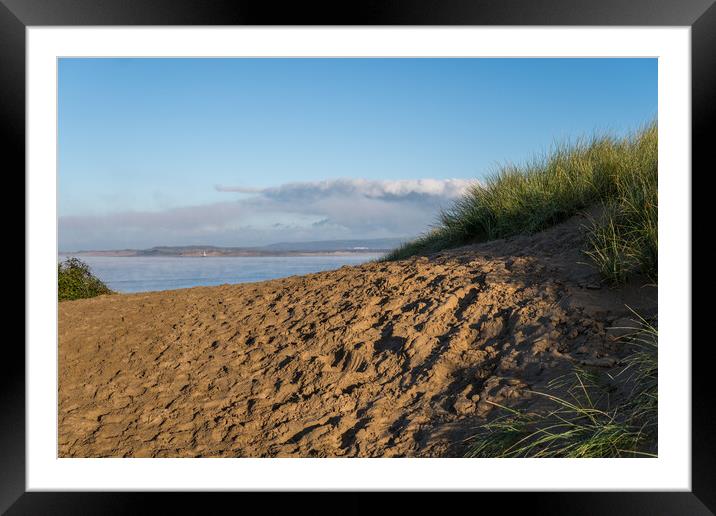 sand dunes at Instow Framed Mounted Print by Tony Twyman