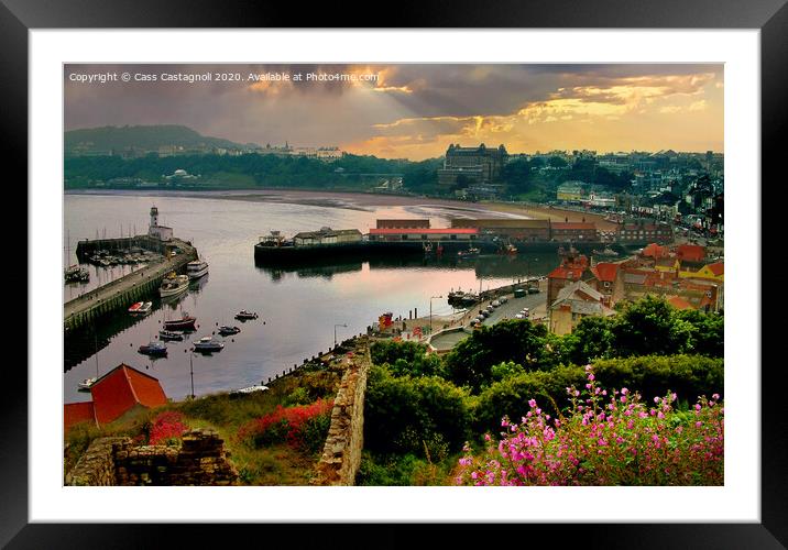 Scarborough Framed Mounted Print by Cass Castagnoli