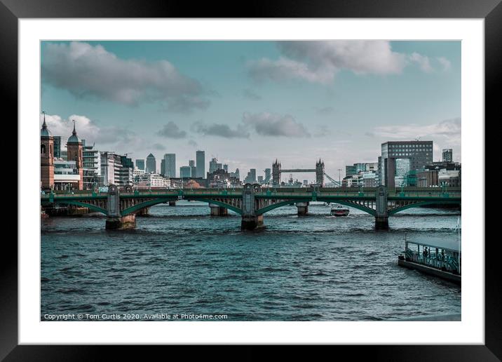 London Scape Framed Mounted Print by Tom Curtis