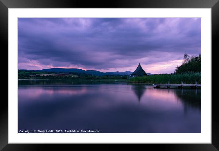 Serenity Framed Mounted Print by Shuja Uddin