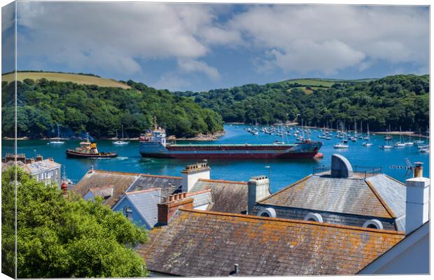 Fowey Harbour Canvas Print by Kevin Snelling
